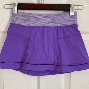 Ivivva Lululemon for Girls Skirt with built in shorts. Girls size 6